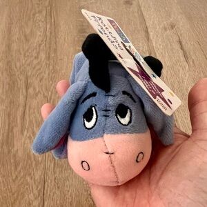 Disney Pooh Play Pals Toy Baby Rattle Eeyore Plush Toy Baby Safety Standards NWT